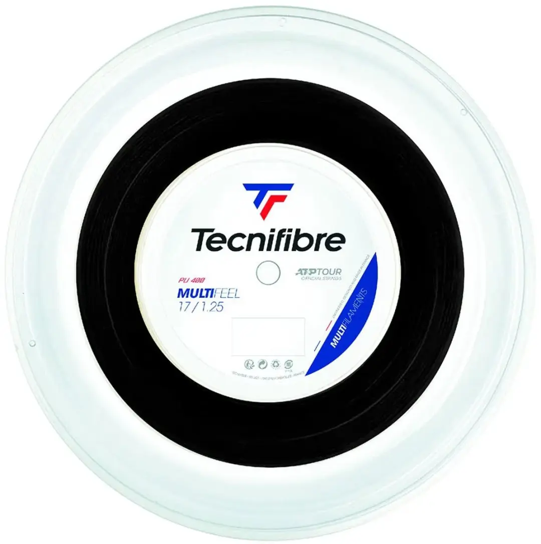 Tecnifibre Multifeel 200 M Tennisracketsnaar Zwart 1.25 mm