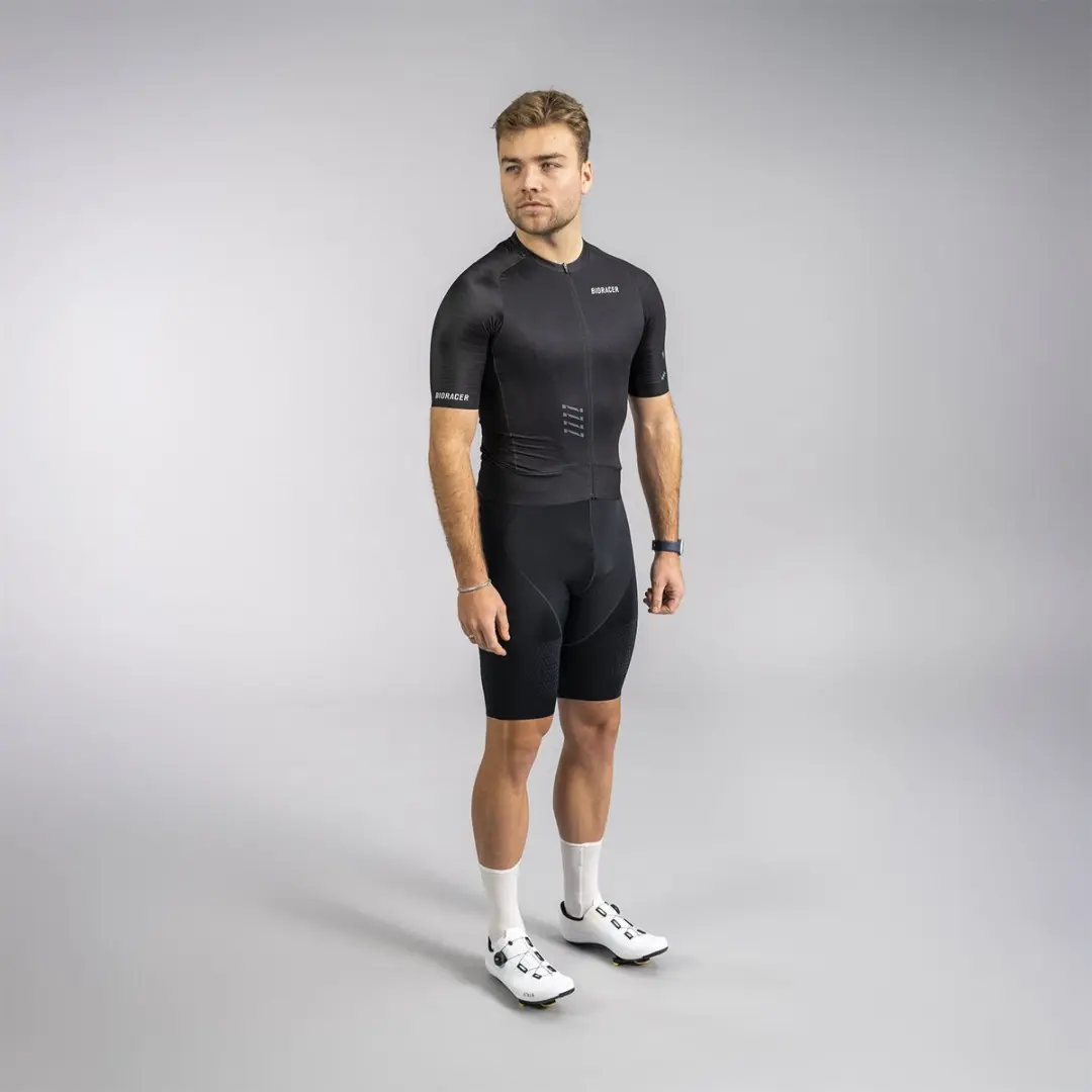 Bioracer Epic Heren Fietsshirt - XXL - Zwart