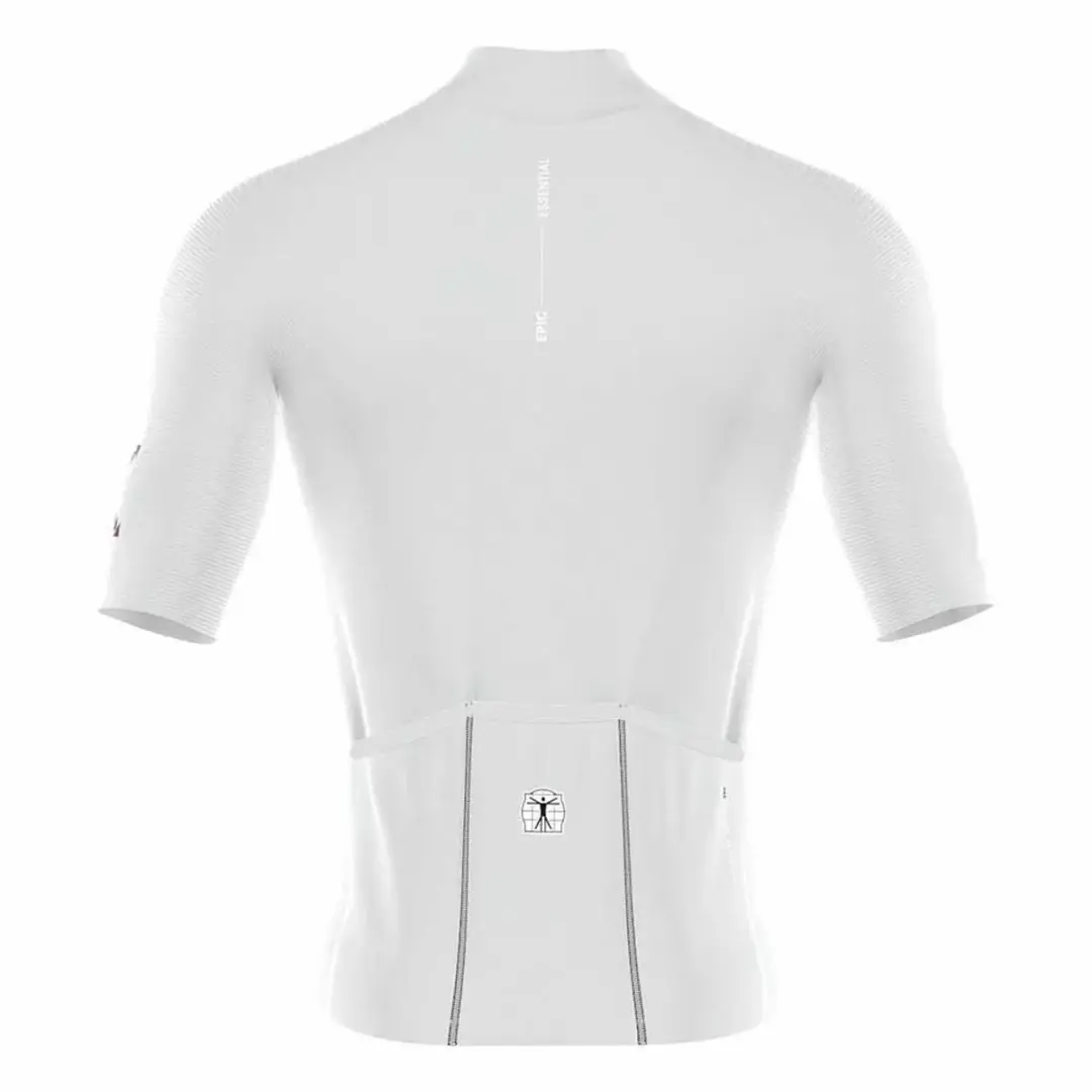 Bioracer Epic Korte Mouw Wielertrui Wit 2XL Man