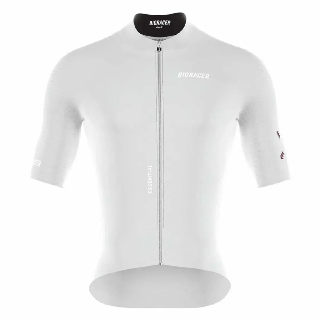 Bioracer Epic Korte Mouw Wielertrui Wit 2XL Man
