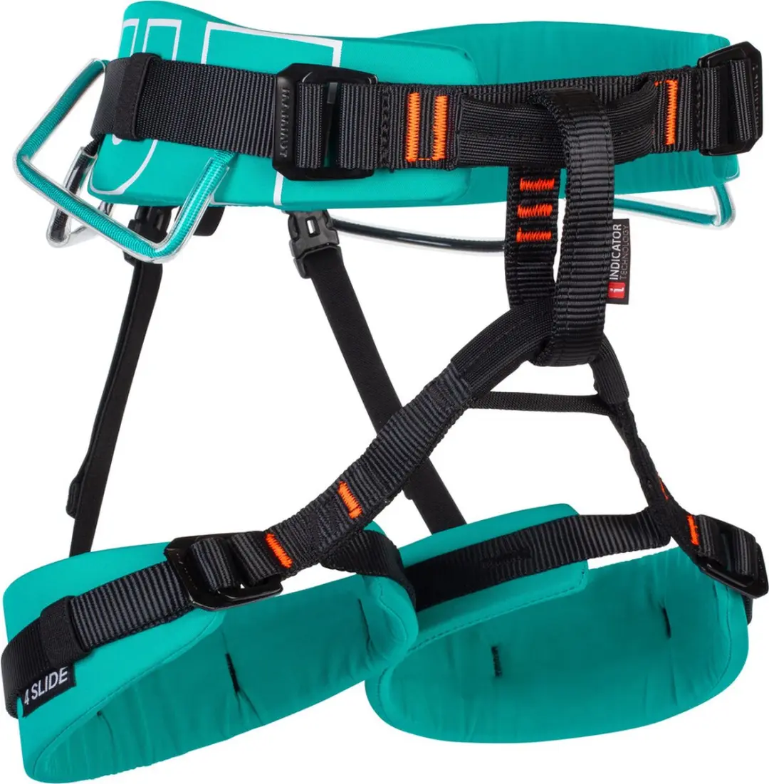 Mammut 4 Slide Harnas, turquoise/zwart