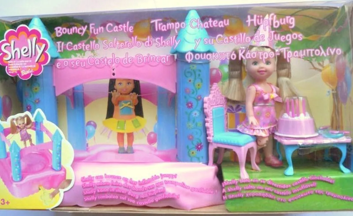 Barbie Shelly Stuiterpretkasteel
