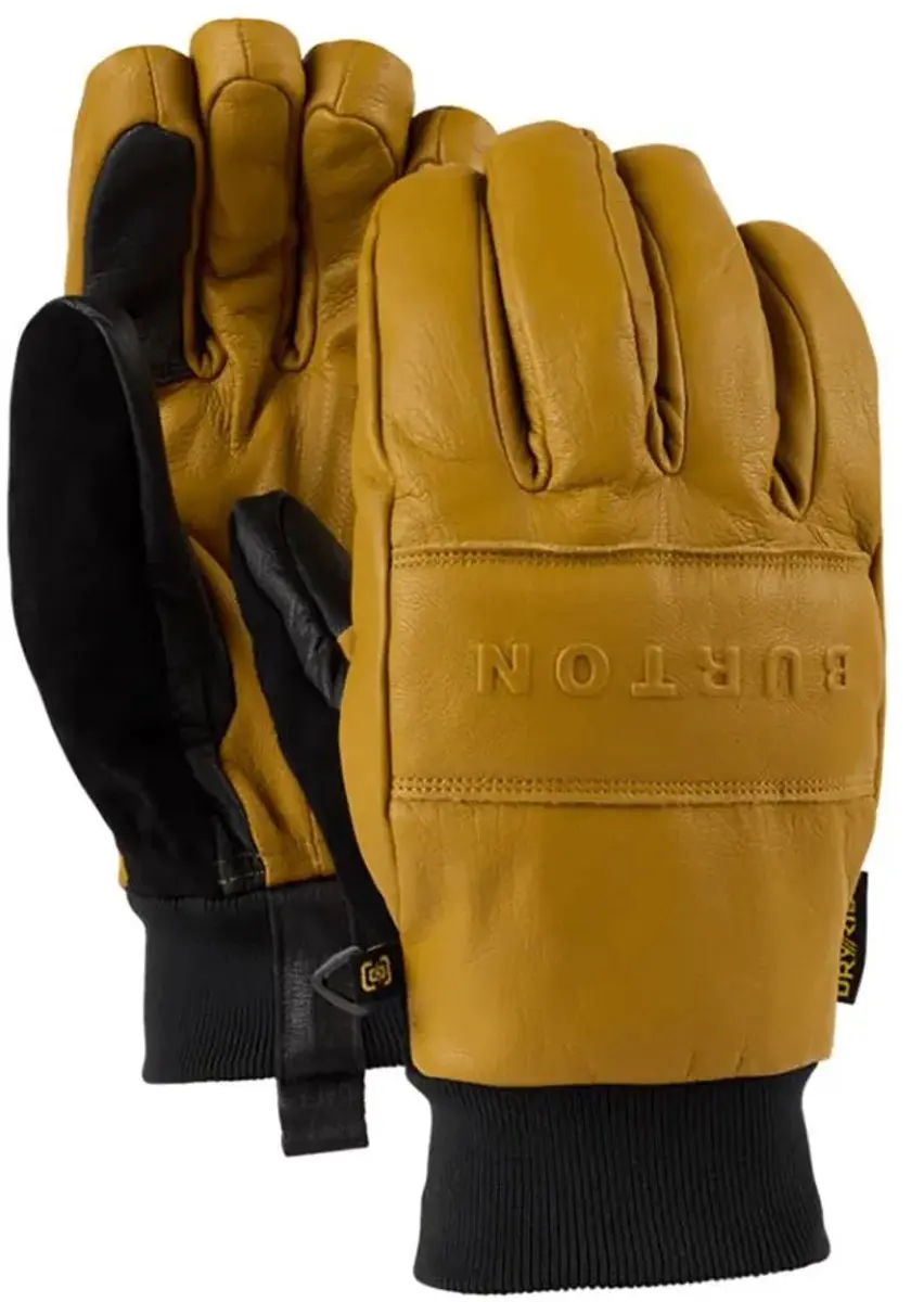 Burton Treeline Leather Handschoenen Geel XL Man