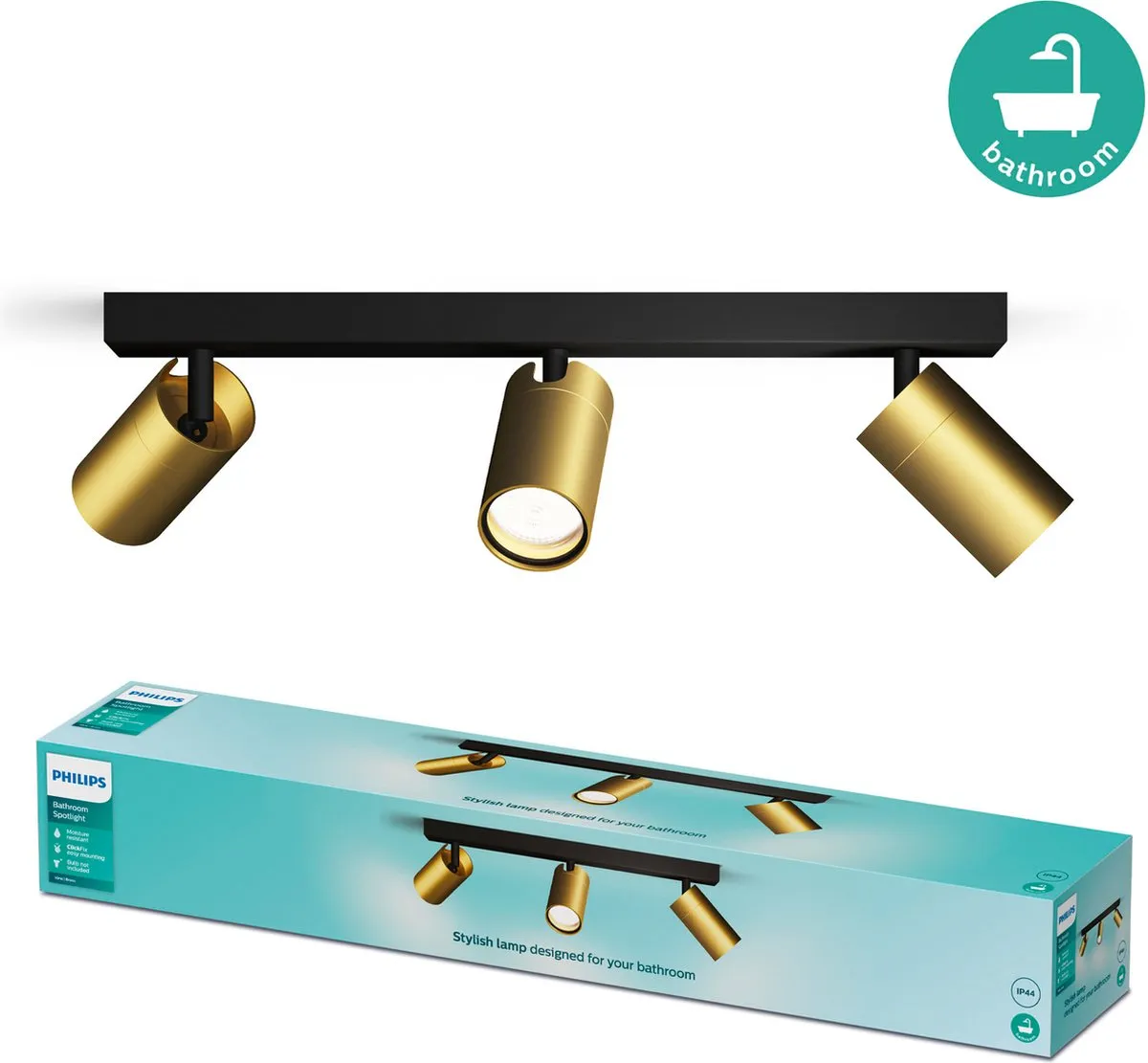 Philips Idris Spot Plafondlamp 3x5W