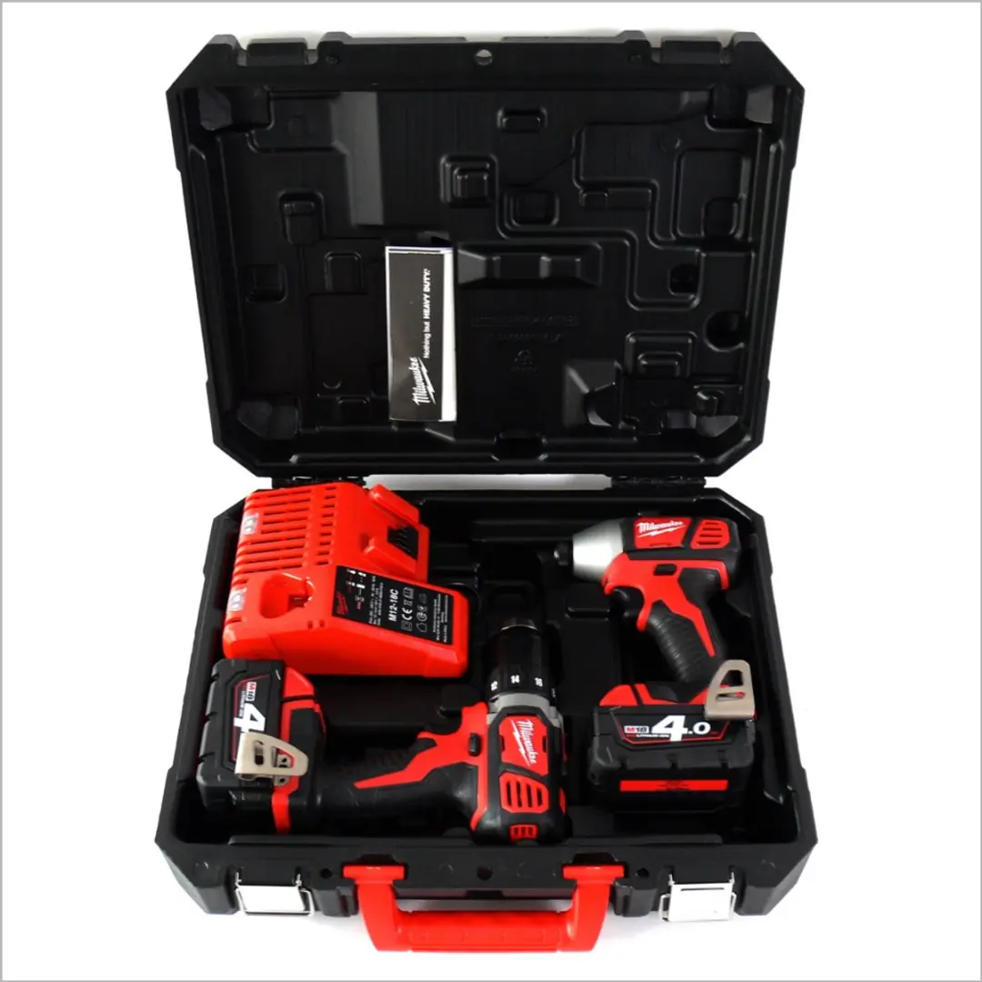Milwaukee M18 BPP2D-402C Accuschroefboormachine - 2 Accu's - afbeelding 5 van 6