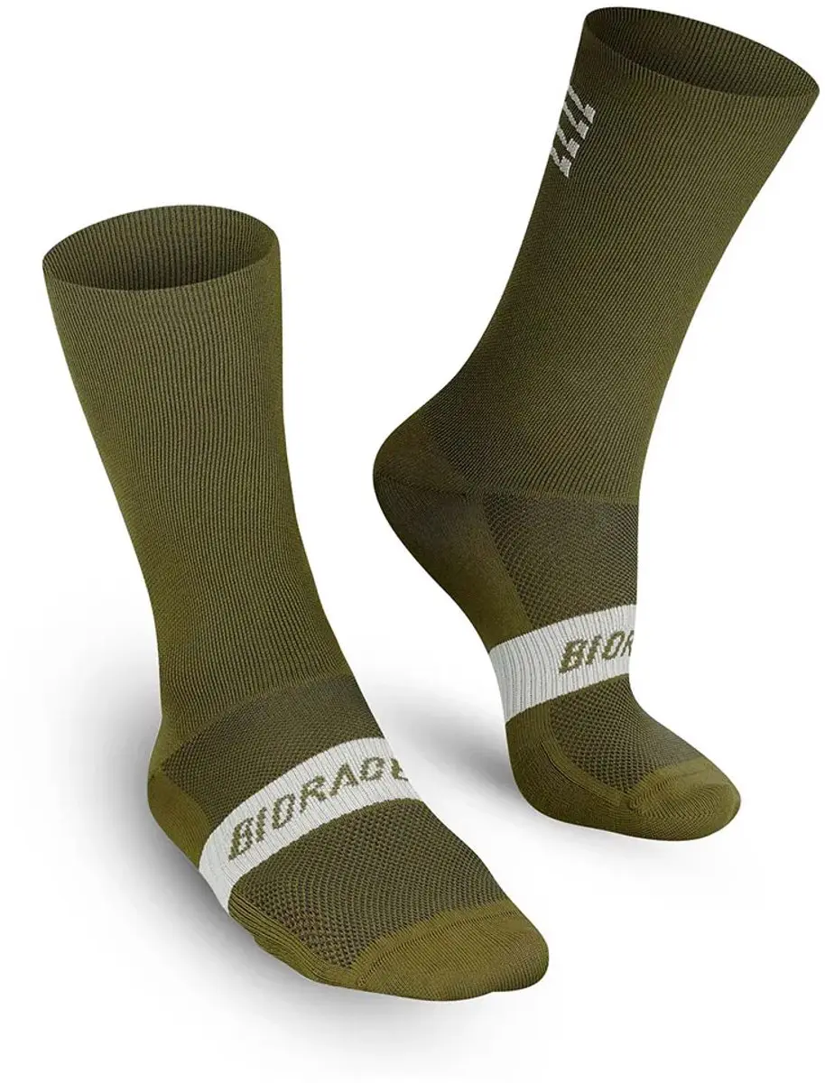 Bioracer Classic Knitted Sokken Groen EU 39-41