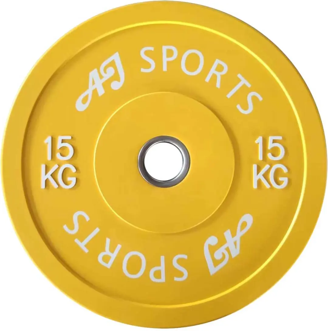 AJ-Sports Olympische Halterschijf Rubber 15 kg