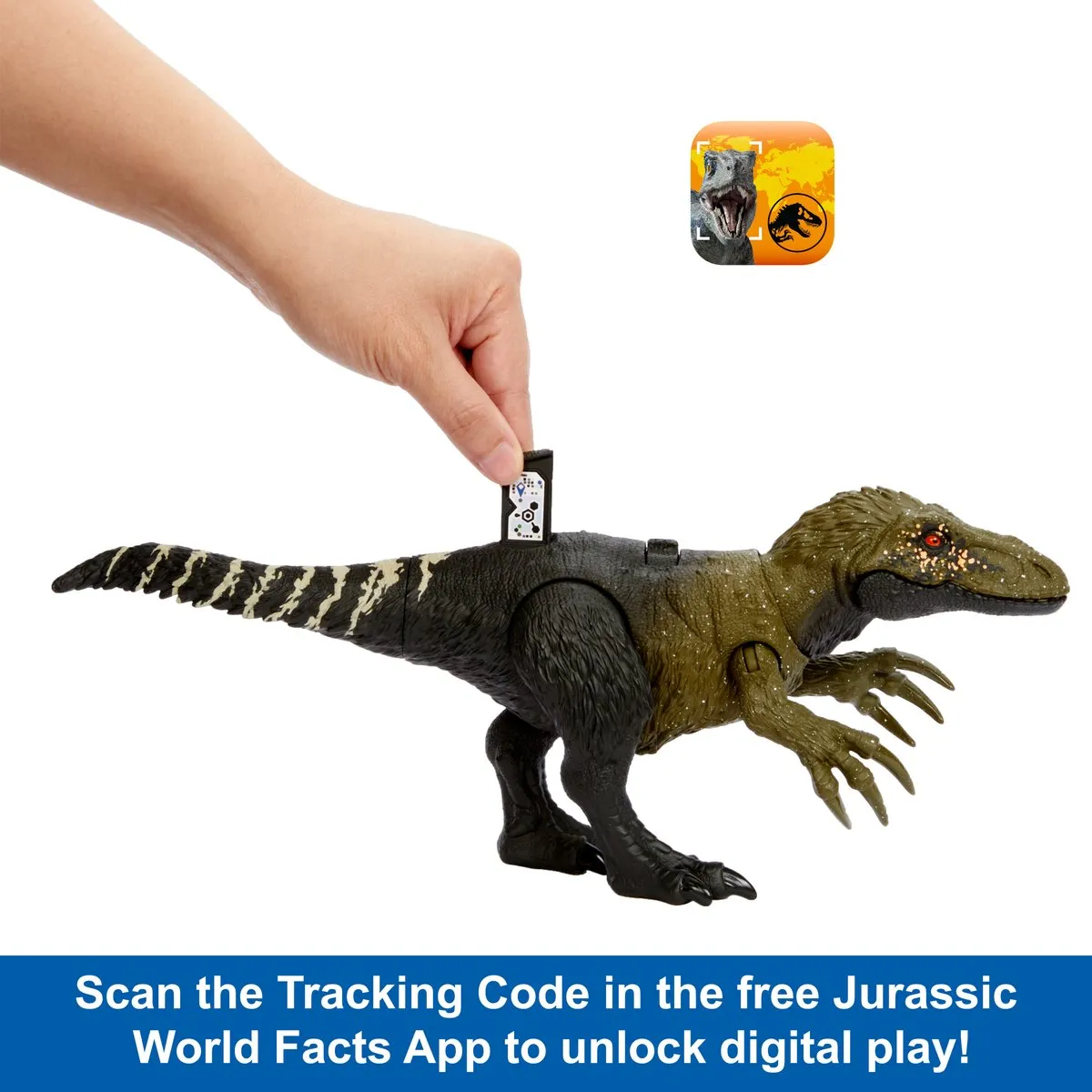 Jurassic World Wild Brullende Orkoraptor Actiefiguur HLP21 - 3x AAA
