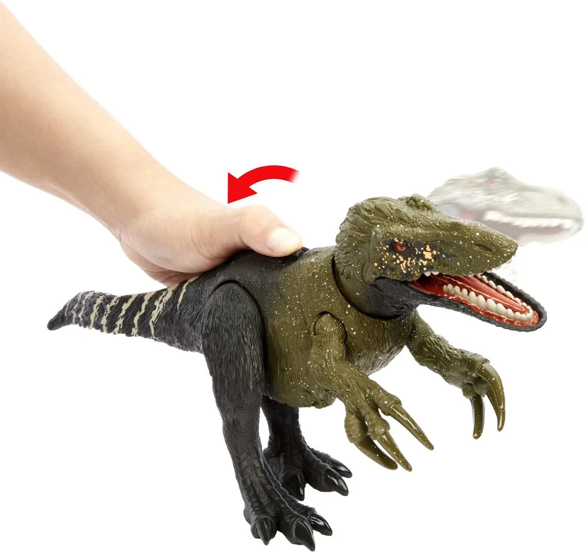 Jurassic World Wild Brullende Orkoraptor Actiefiguur HLP21 - 3x AAA
