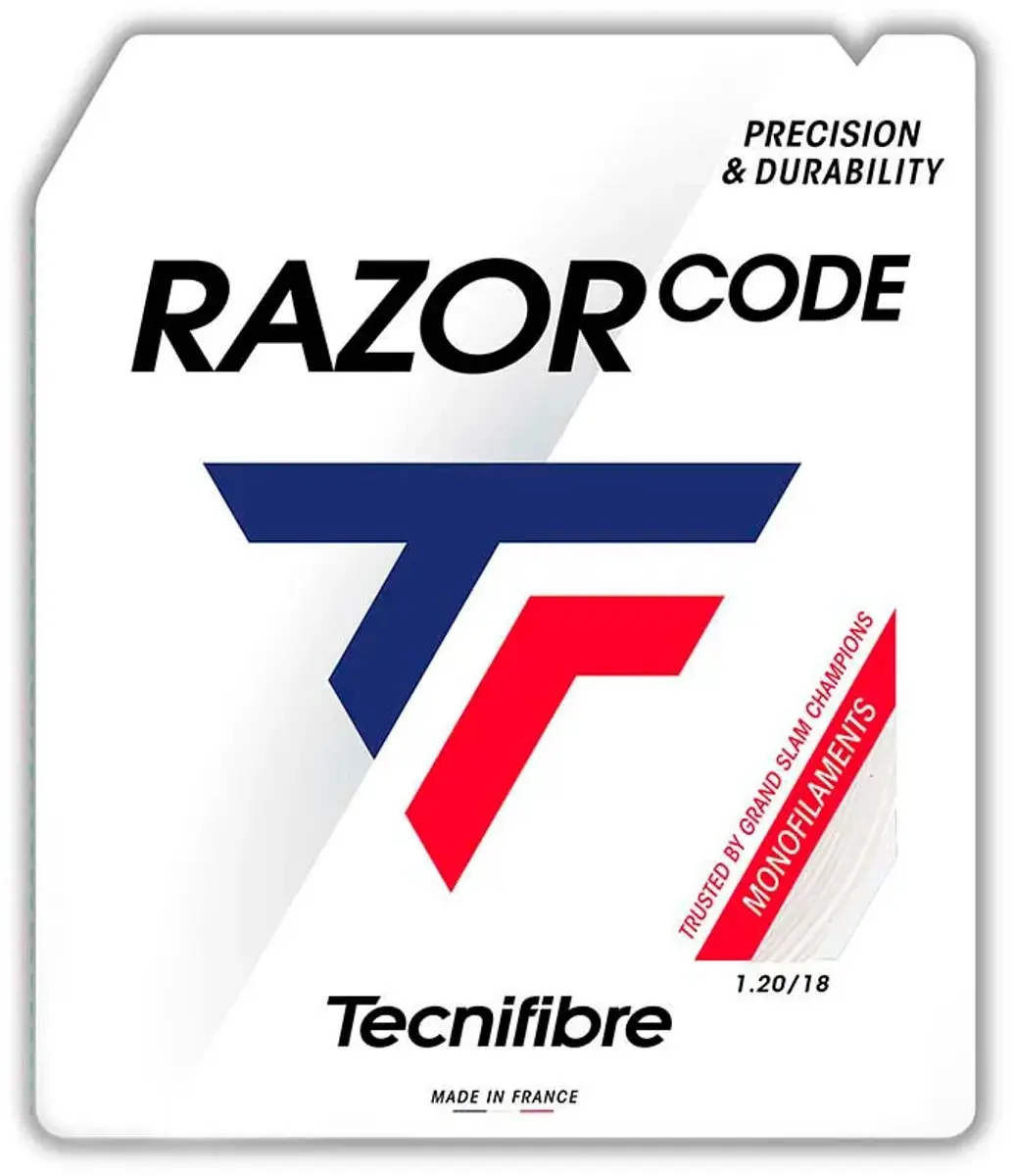 Tecnifibre Razor Code 04GRA125XW Tennissnaar - Wit