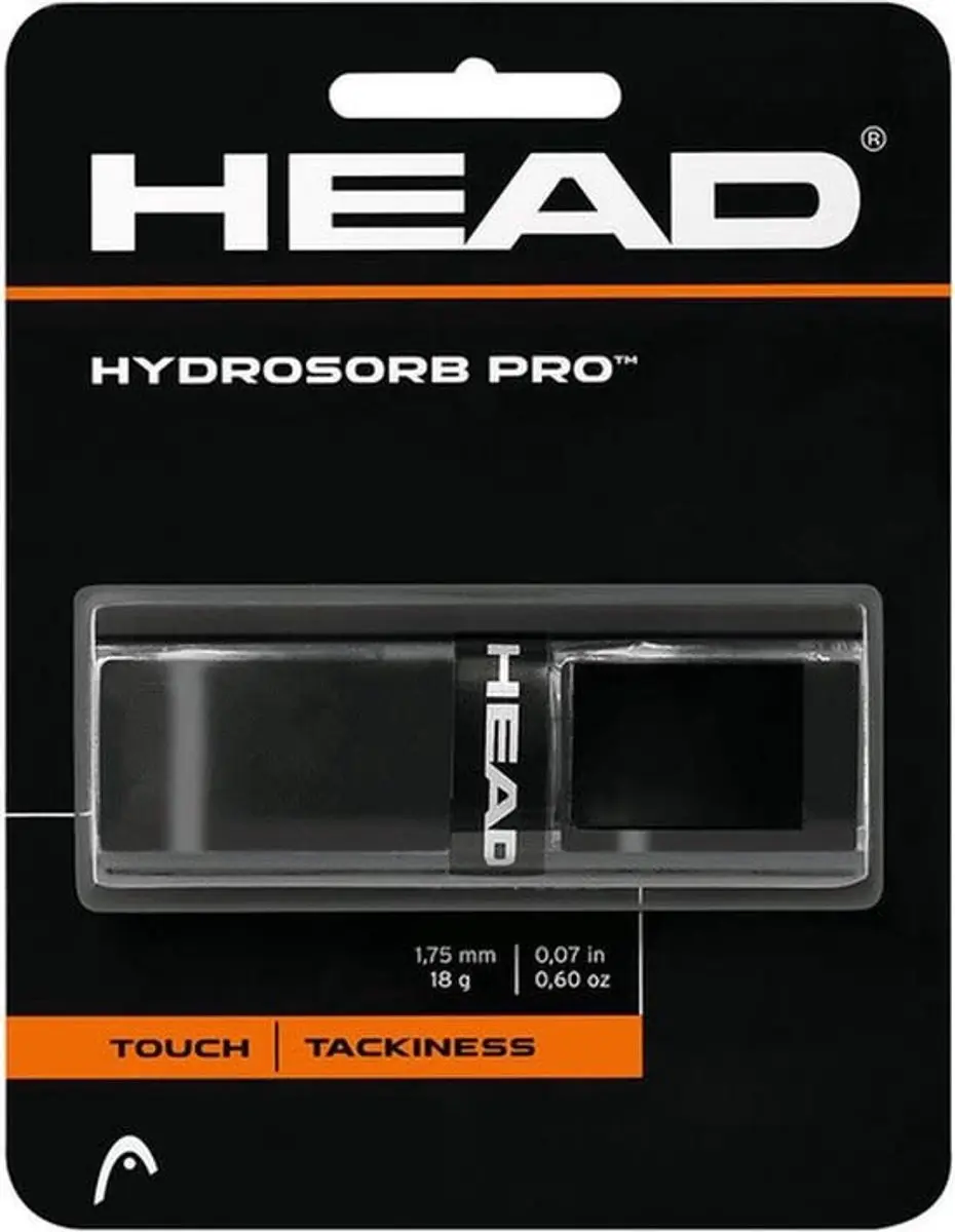 Head Hydrosorb Pro Basisgrip Kleur : Zwart Zonder Verpakking