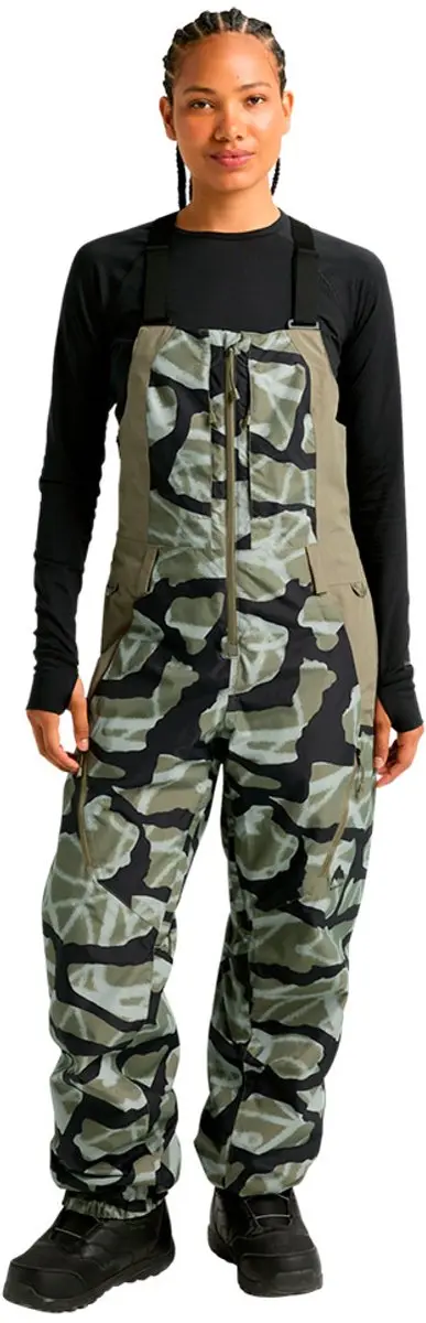 Burton Reserve 2l Bib Broek Groen L Vrouw