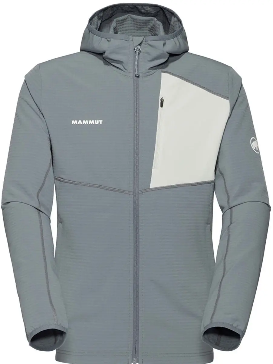 Mammut Madris Light Fleece Met Volledige Rits Grijs S Man