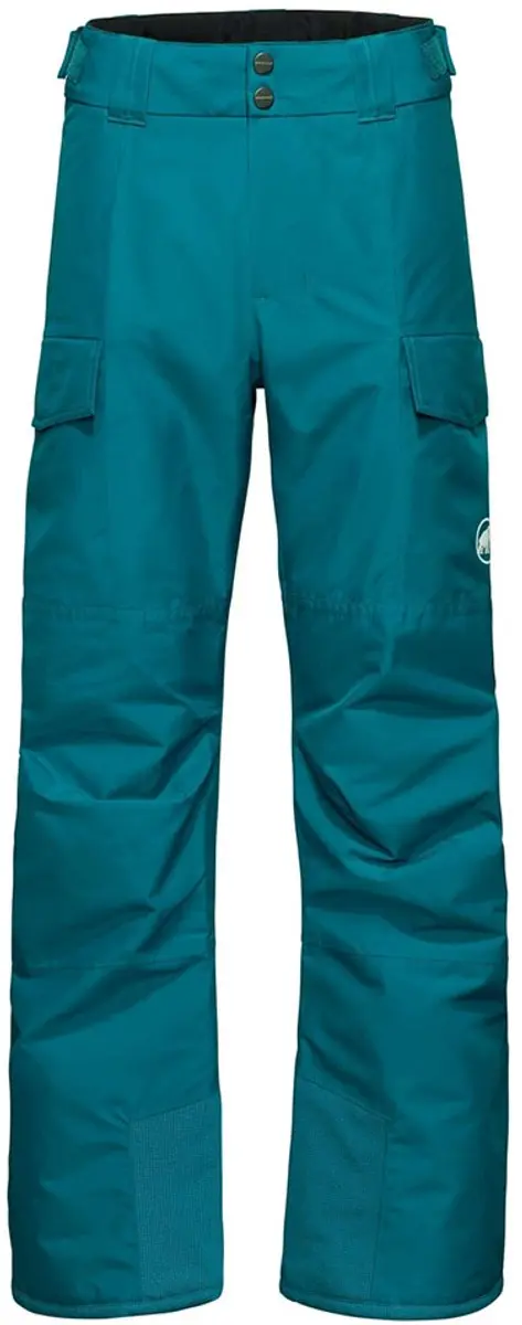 Mammut Fall Line Hardshell Thermo Broek Groen,Blauw 50 / Regular Man