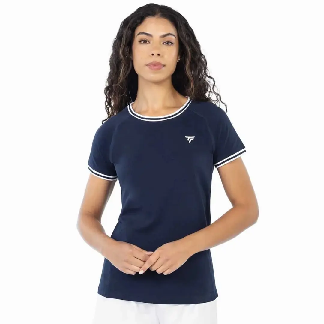 Tecnifibre Team Stretch T-shirt Met Korte Mouwen Blauw L Vrouw