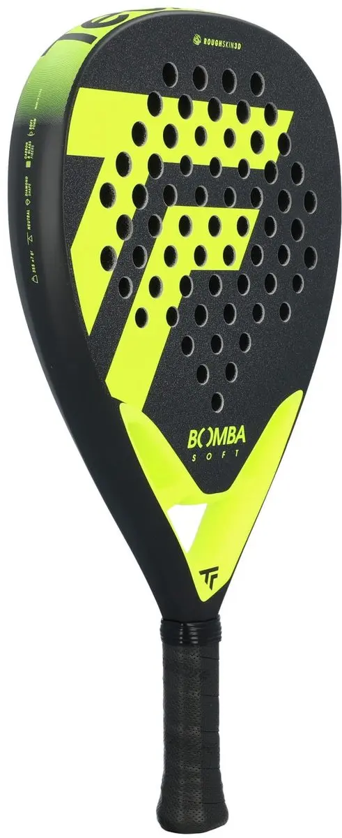Tecnifibre BOMBA Soft Tennisracket - Geel/Zwart - afbeelding 6 van 6