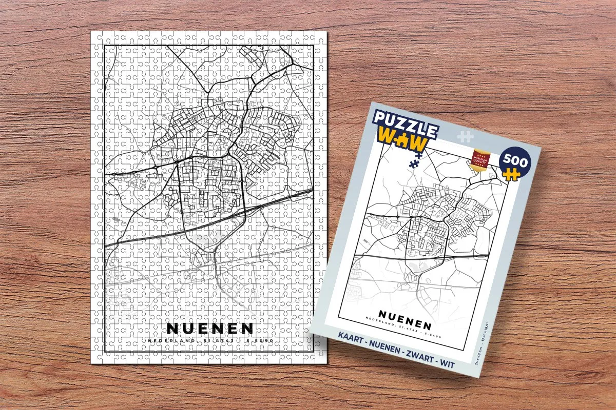 PuzzleWow Nuenen Legpuzzel 500 Stuks - Multicolor