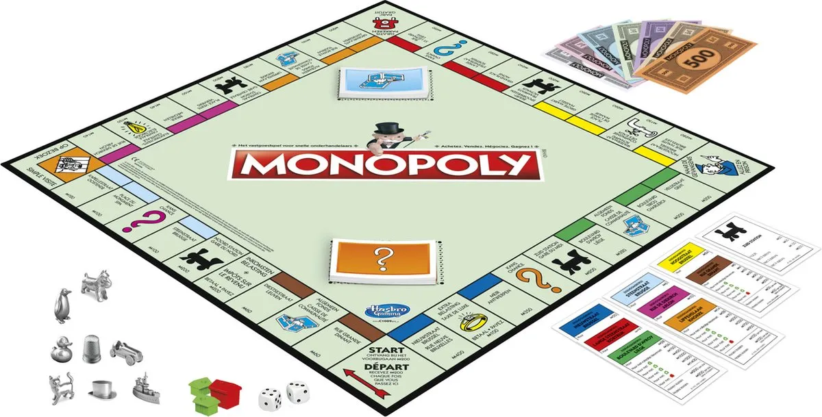 Monopoly Classic Belgische Editie Gezelschapsspel - 2-6 Spelers