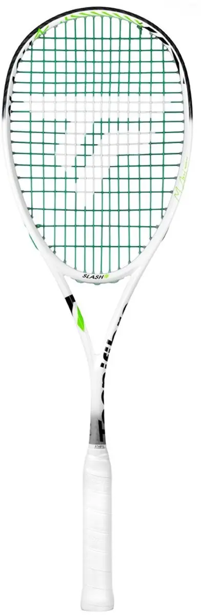 Tecnifibre Slash 120 Control Strung 305 Green Squashracket Zilver 0