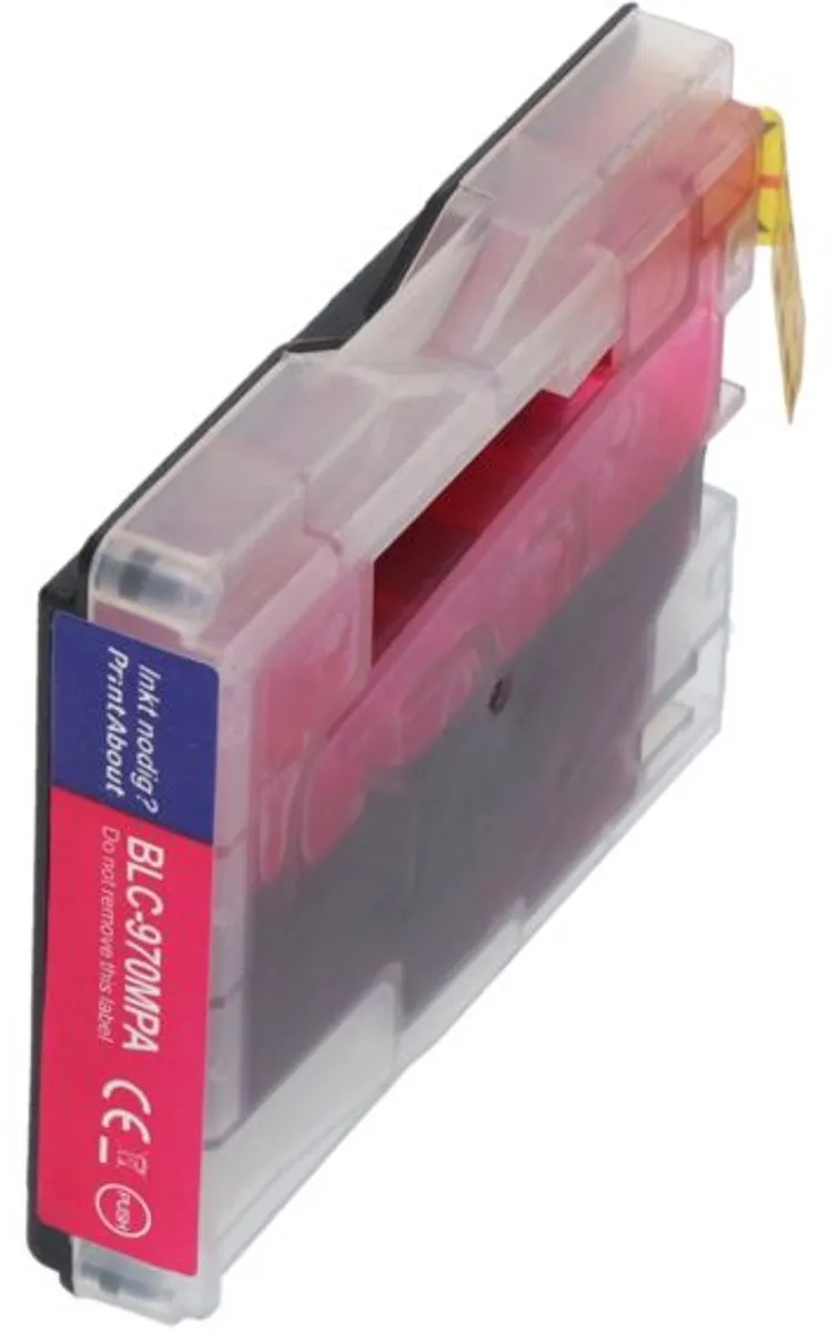 PrintAbout LC-970M Inktcartridge Magenta - 12ml - o.a. Brother DCP-135C