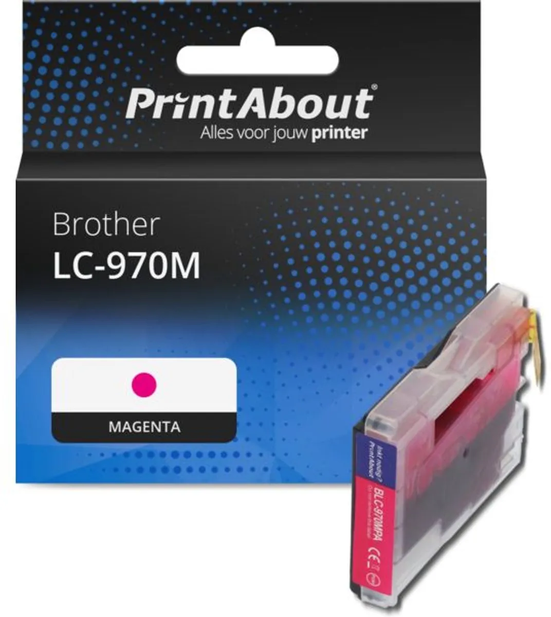 PrintAbout LC-970M Inktcartridge Magenta