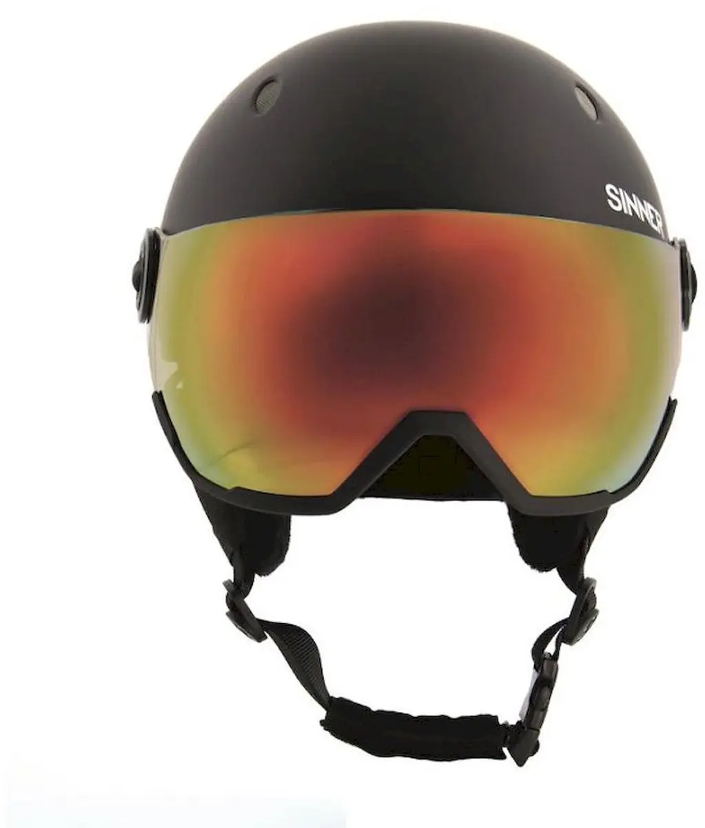 SINNER Titan Visor Skihelm Heren - S - Zwart