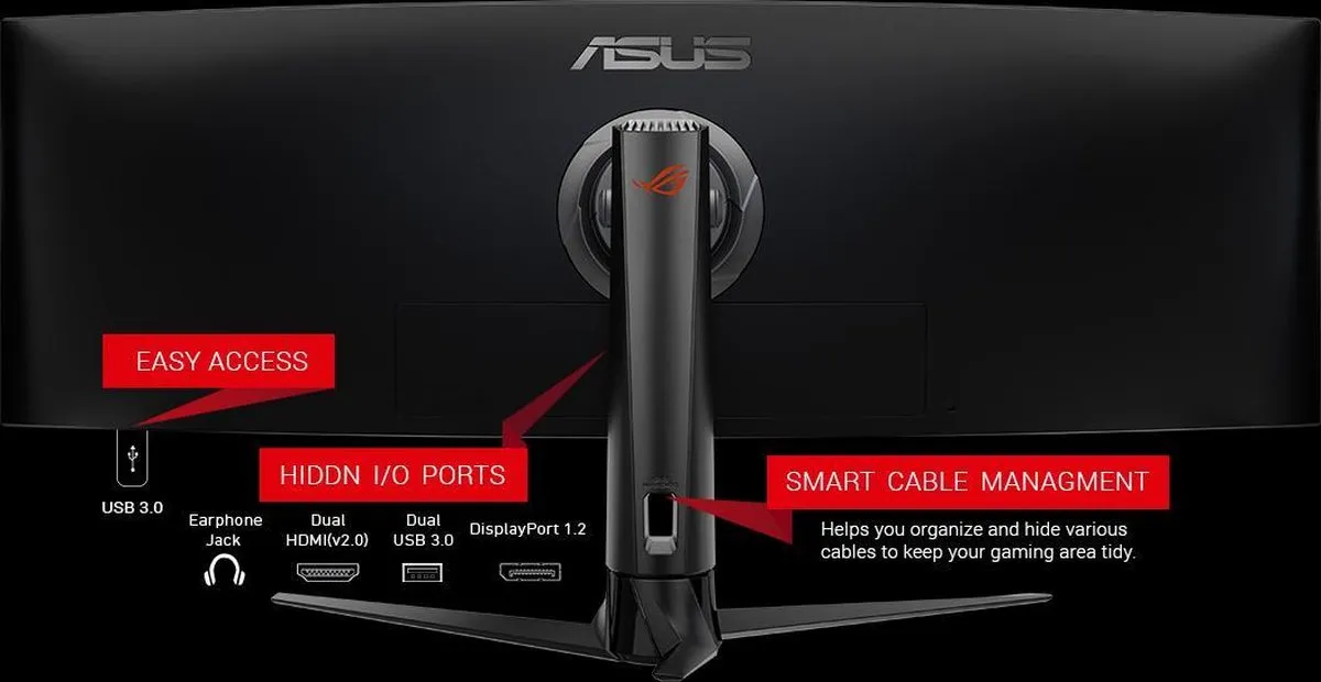 ASUS ROG Strix XG49VQ Ultra-Wide Gaming Monitor 4ms 144Hz
