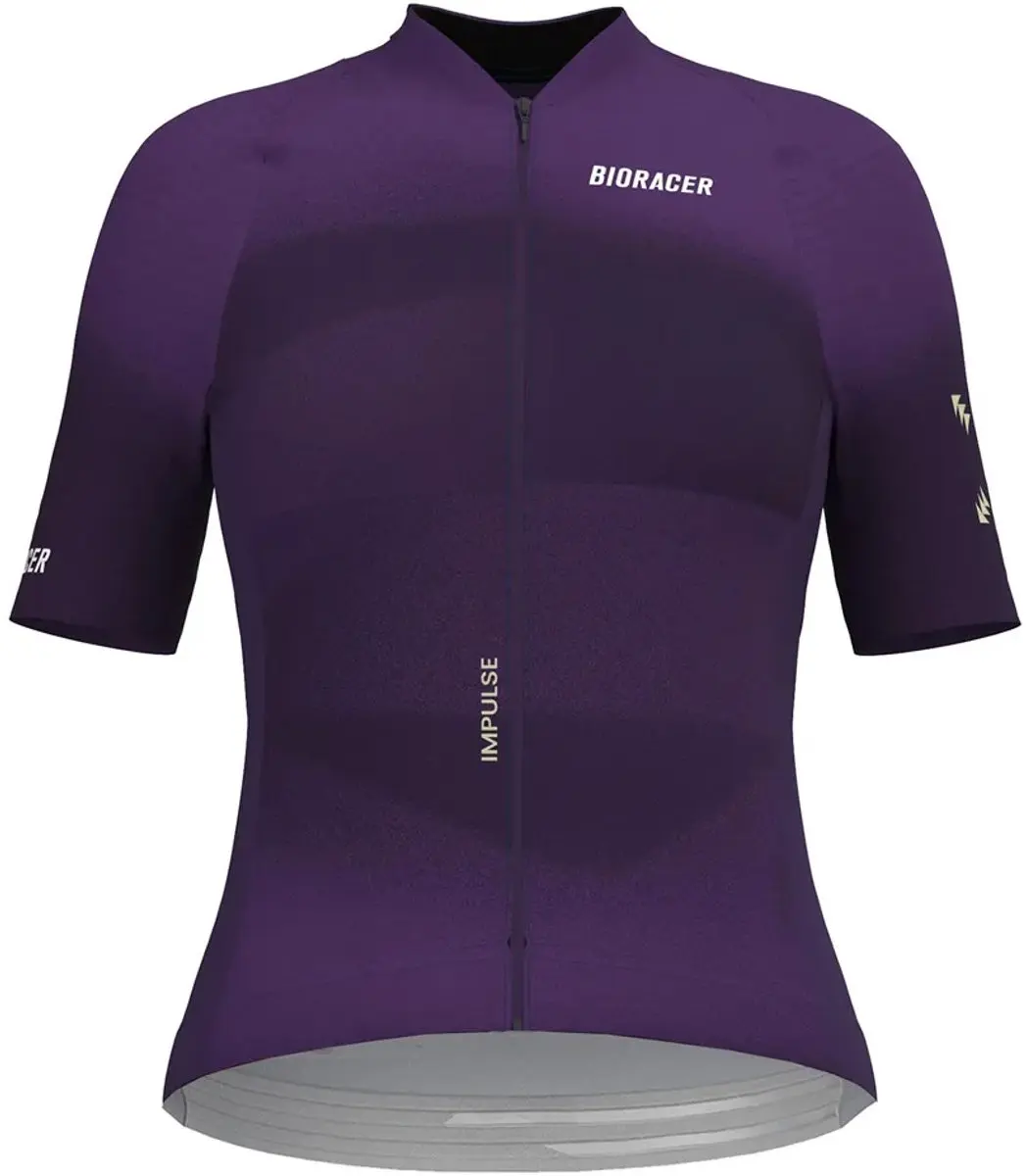 Bioracer Icon Impulse Korte Mouw Wielertrui Paars S Vrouw