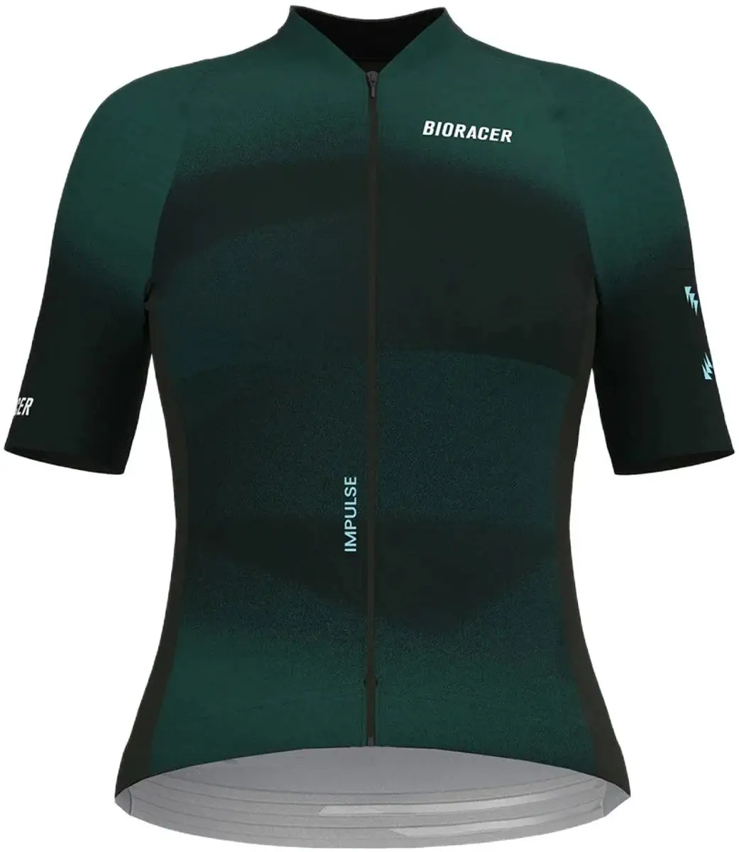Bioracer Icon Impulse Korte Mouw Wielertrui Groen L Vrouw