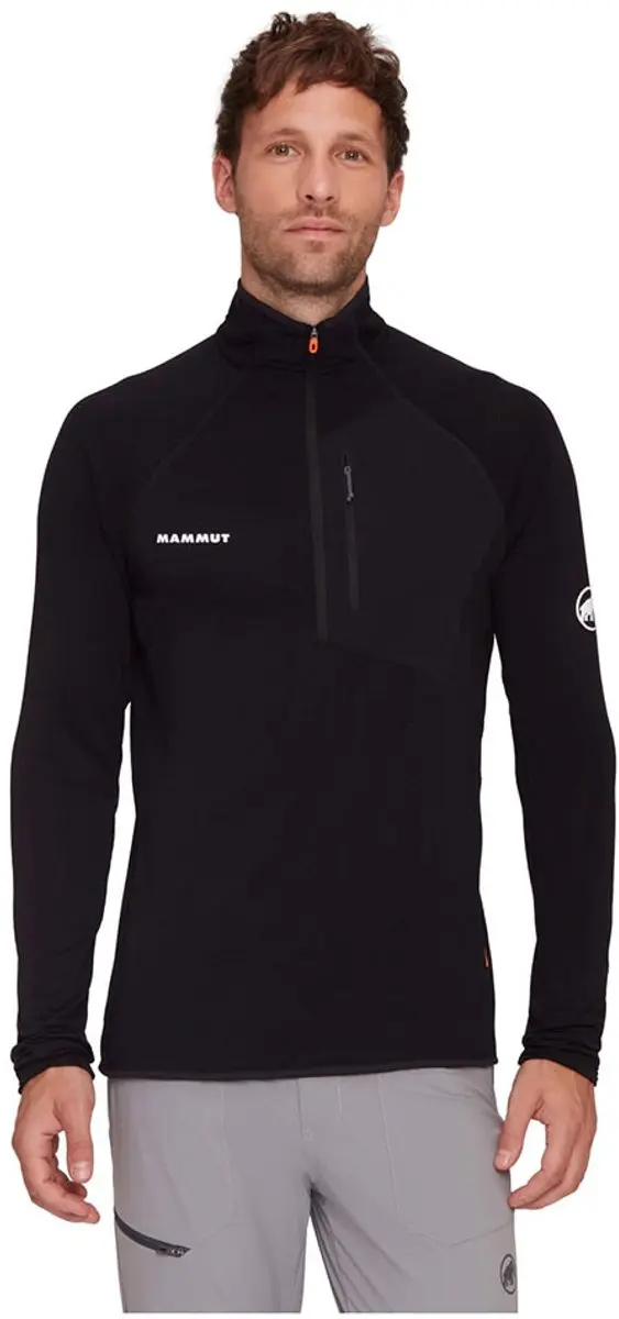 Mammut Aenergy Light Fleece Met Halve Rits Zwart 2XL Man