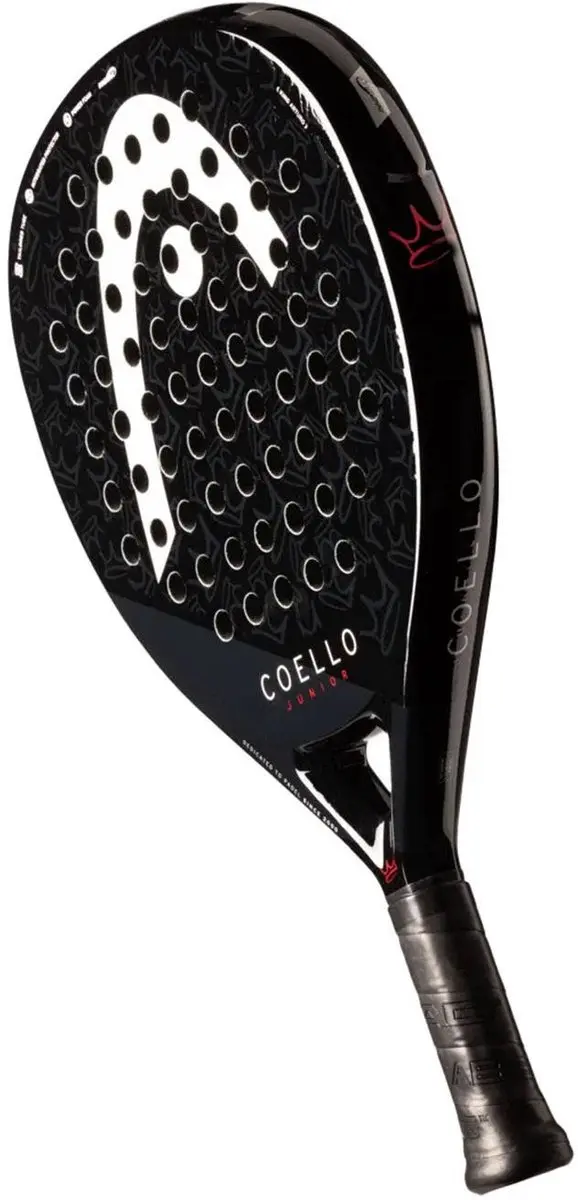 Head Coello Junior 2025 Padelracket - L0 - Zwart - afbeelding 6 van 6