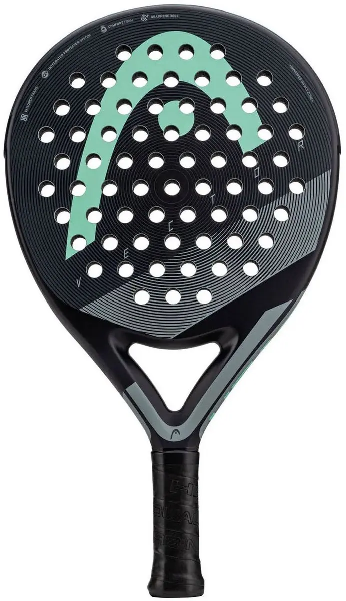 Head Vector 25 Padelracket - Zwart/Lichtblauw