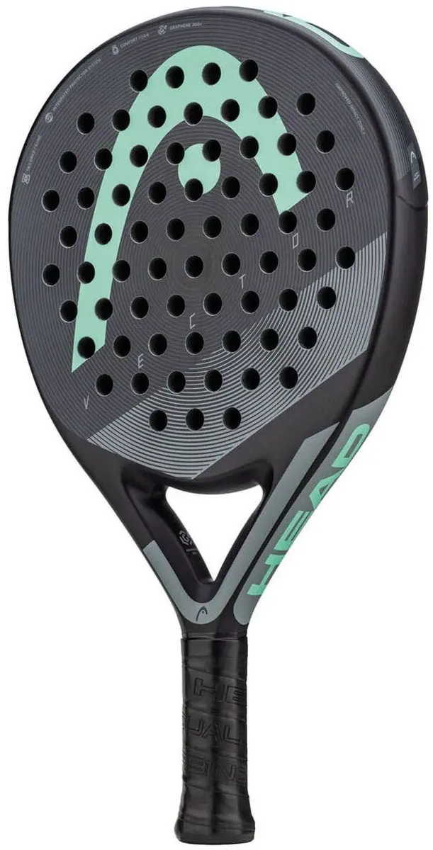 Head Vector 25 Padelracket - Zwart/Lichtblauw