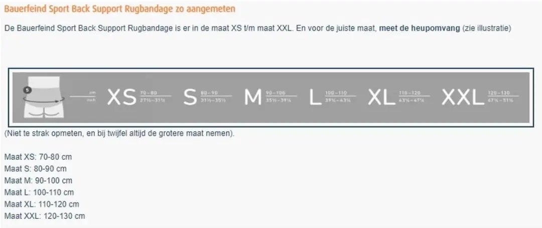 Bauerfeind Sports Rugbrace - XL - Zwart - afbeelding 6 van 6