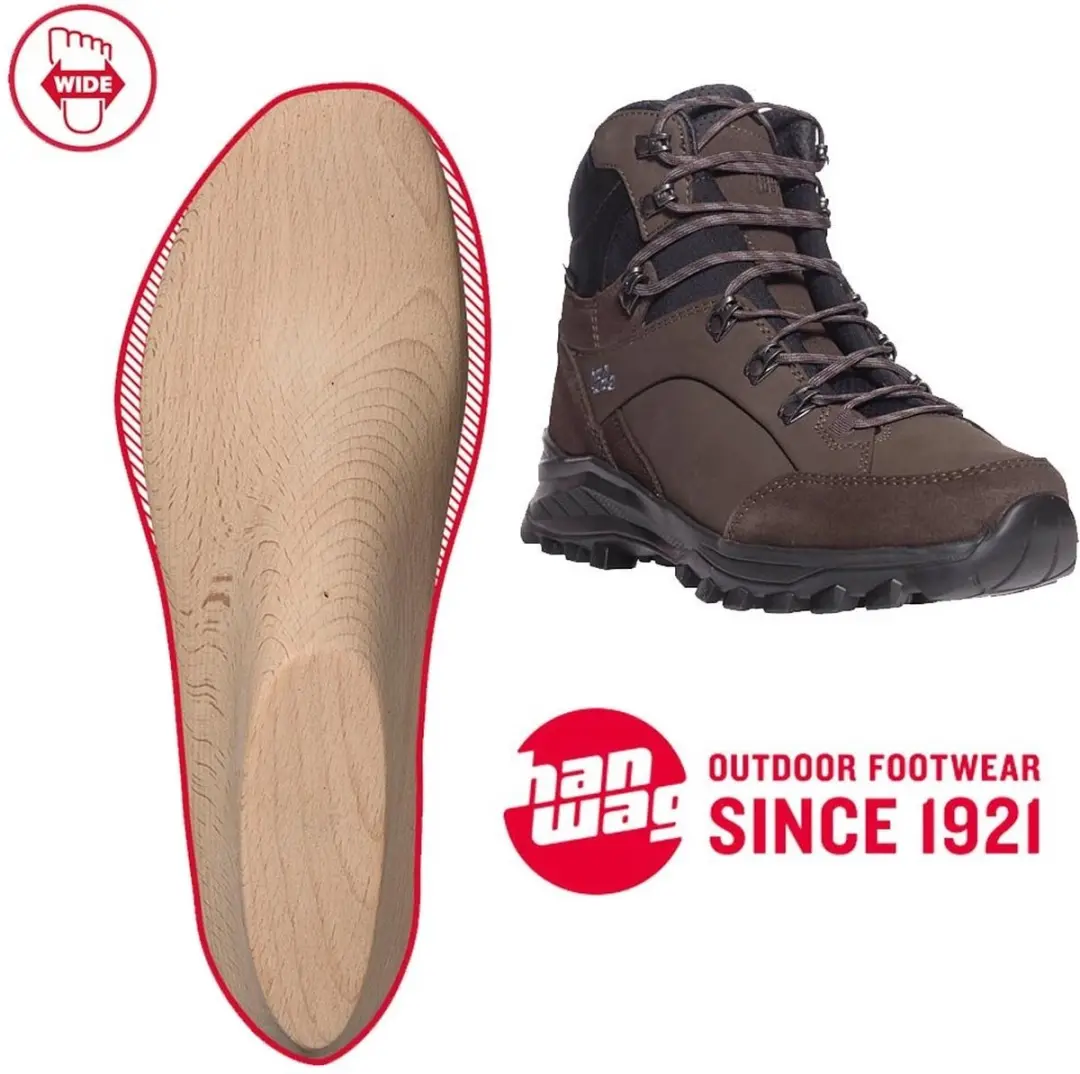 Hanwag Wandelschoenen 43 - Donkerbruin/Grijs