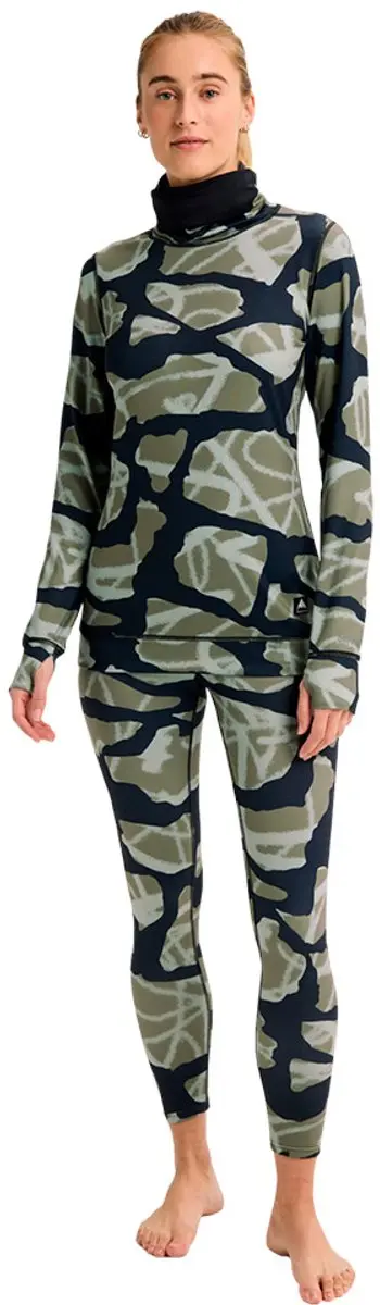 Burton Midweight Lange Mouwen Basislaag Graffiti Camo S