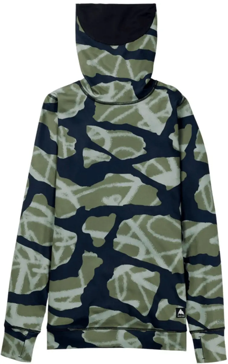 Burton Midweight Lange Mouwen Basislaag Graffiti Camo S