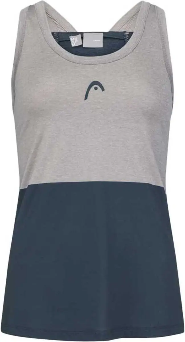 Head Racket Padel Tech Mouwloos T-shirt Blauw,Grijs M Vrouw