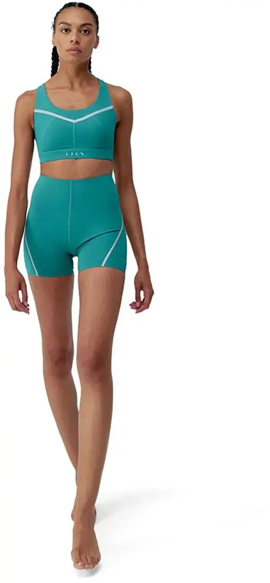 Born Living Yoga Luna Korte Leggings L - Biscay Green