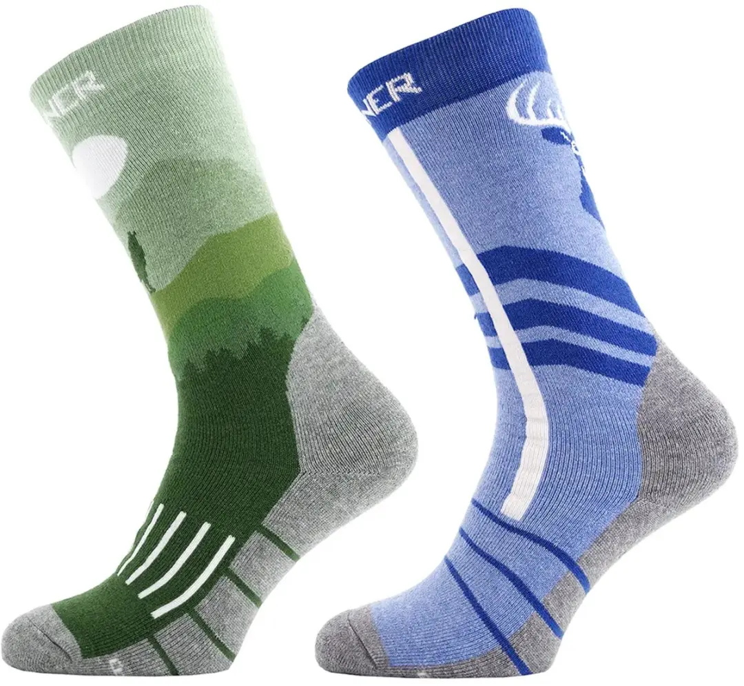 SINNER KIDS SOCKS WILDLIFE DOUBLE PACK