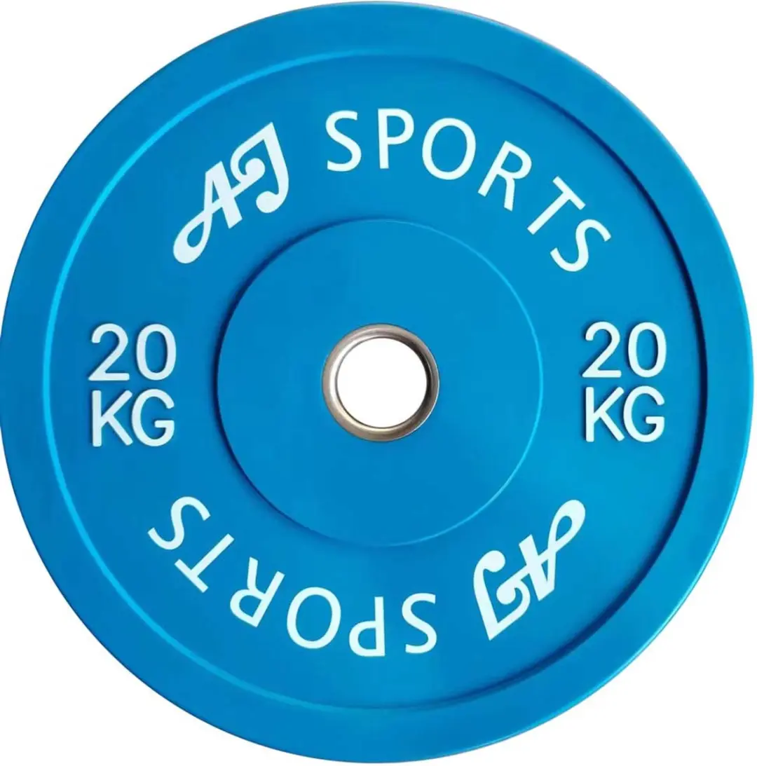AJ-Sports Olympische Halterschijf Rubber 20 kg