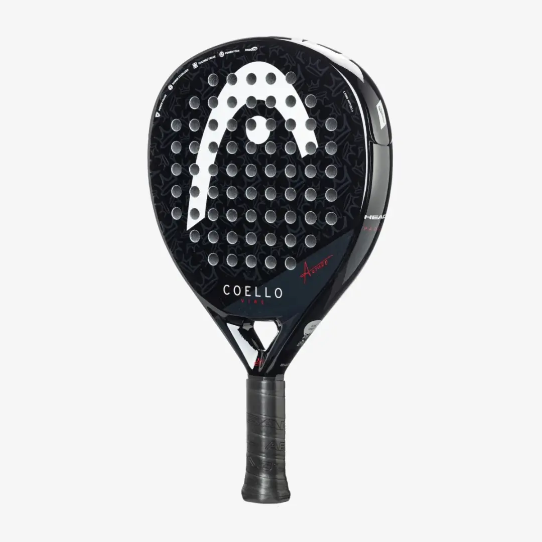 Head Coello Vibe Druppel Padelracket - L0 - Zwart/Rood - afbeelding 4 van 6