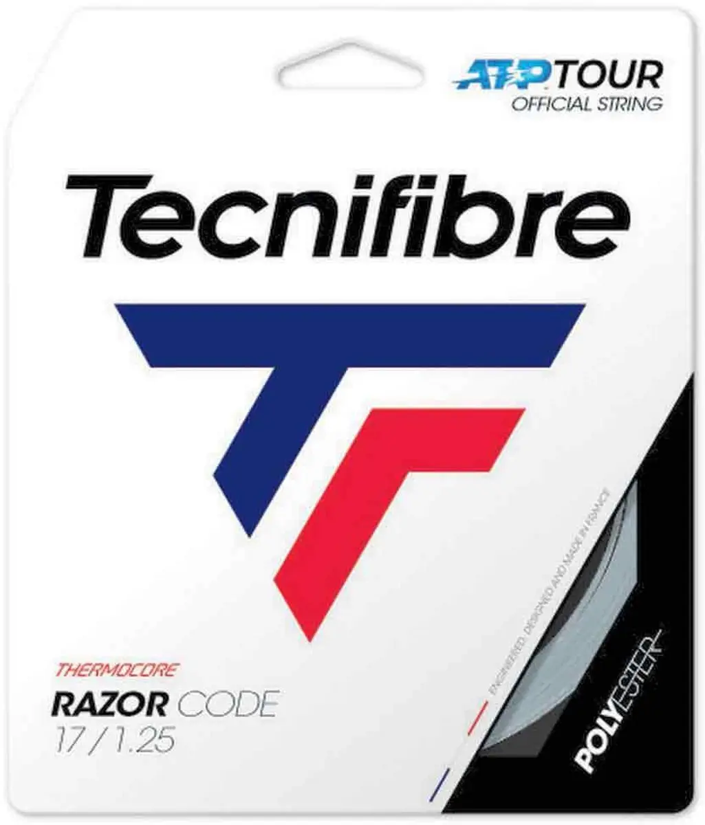 Tecnifibre Razor Code 12 M Enkele Tennissnaar Blauw 1.30 mm