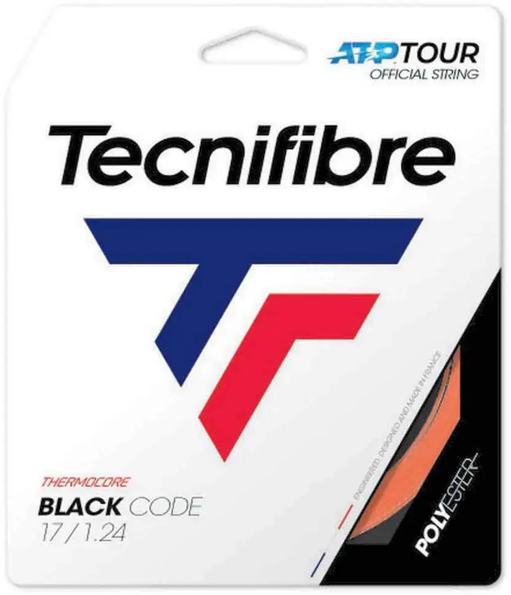 Tecnifibre Black Code 12M Tennissnaar - 1.24mm Oranje