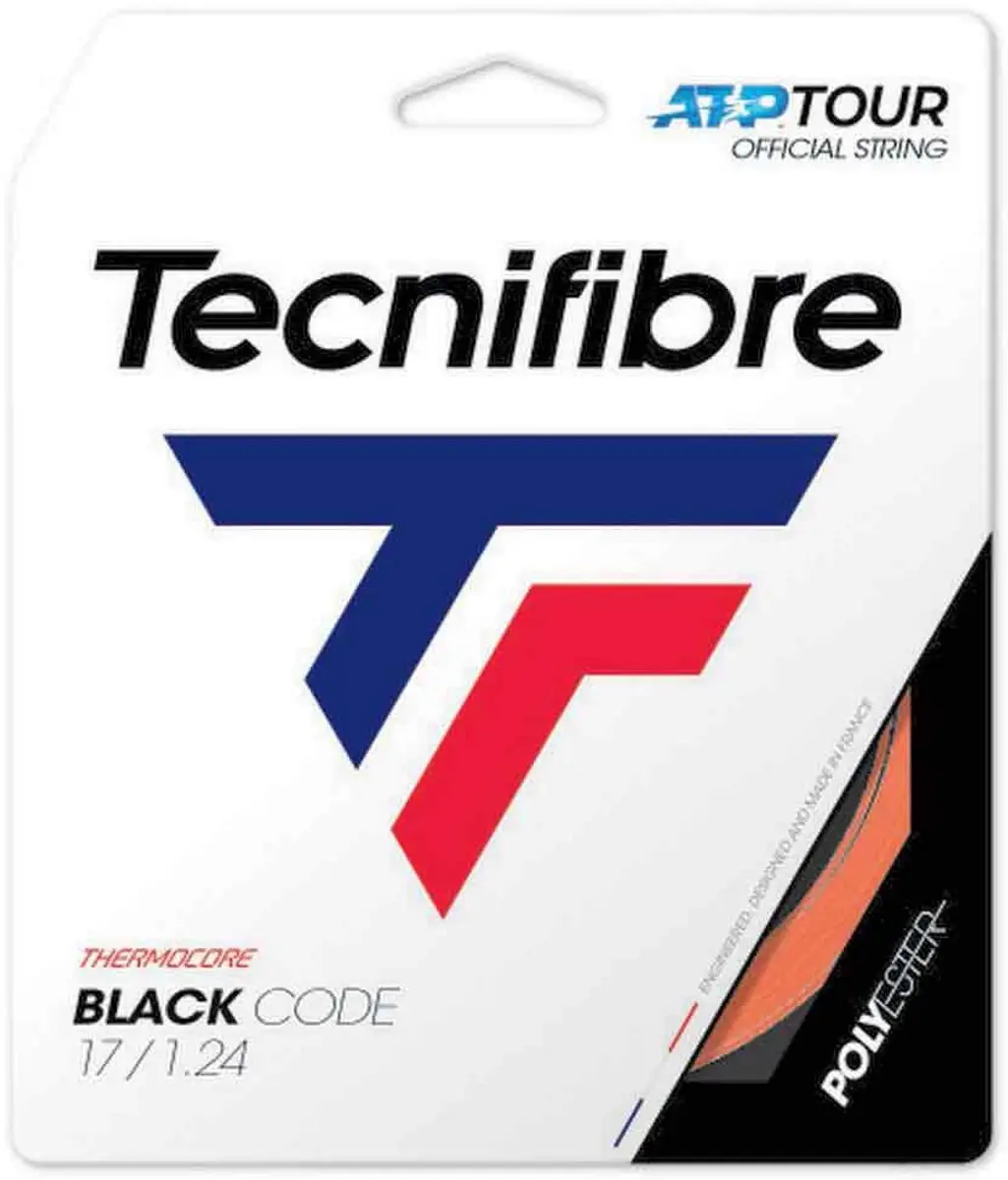Tecnifibre Black Code 12 M Enkele Tennissnaar Oranje 1.24 mm