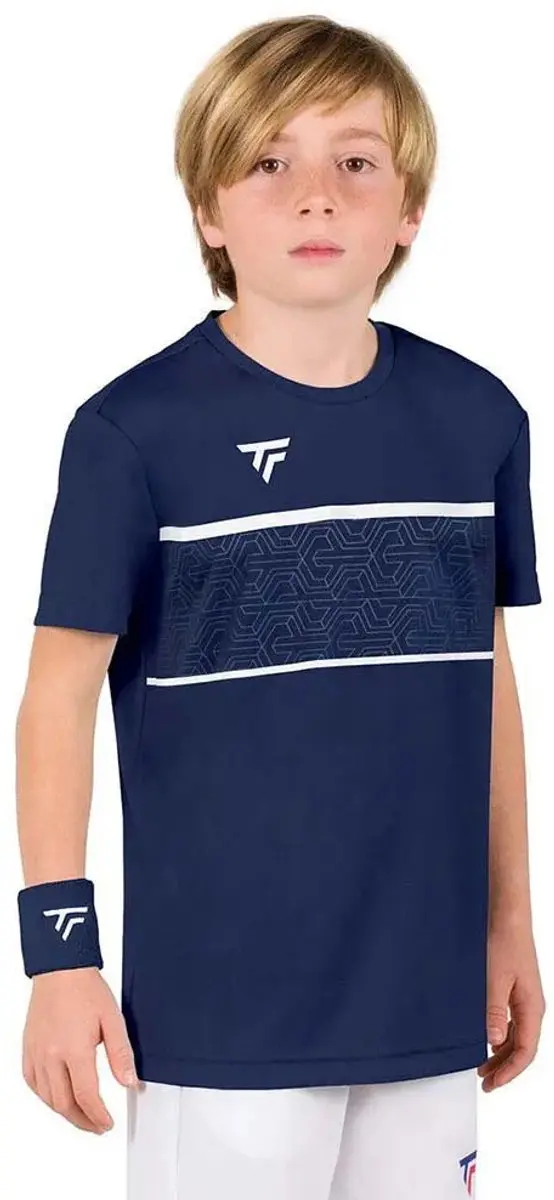 Tecnifibre Team Tech T-shirt Met Korte Mouwen Blauw 6-8 Years Jongen