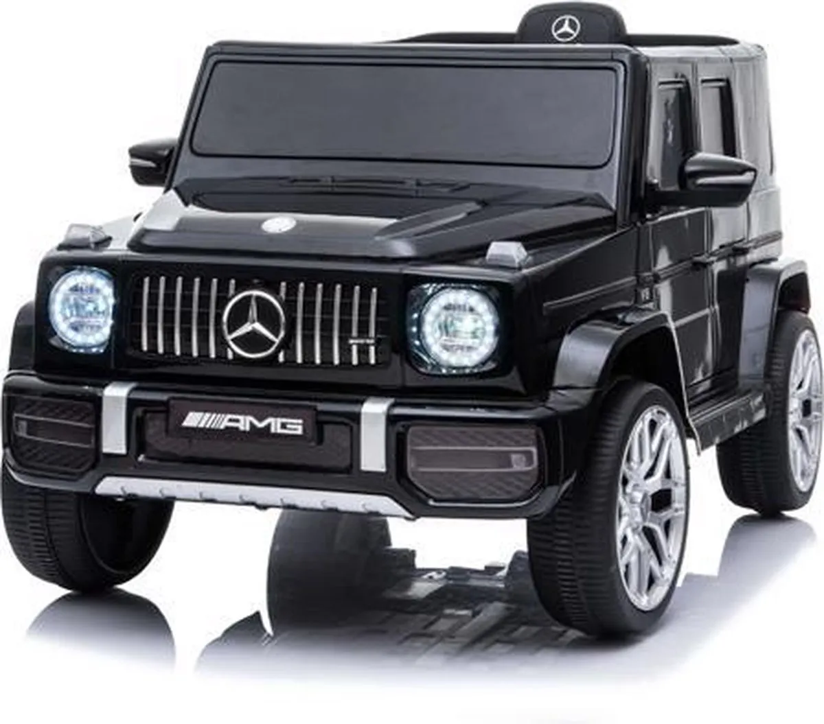 Mercedes G63 AMG - Elektrische Kinderauto 12V - 1 tot 5 jaar - Zwart