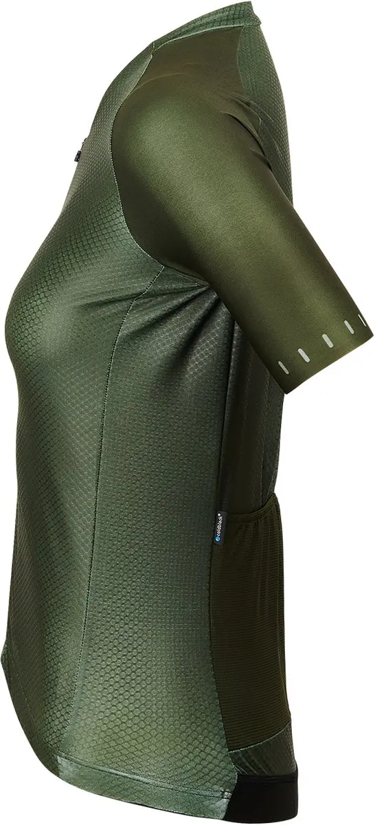 Bioracer Icon Coldblack Fietsshirt Dames - Thyme Green XL