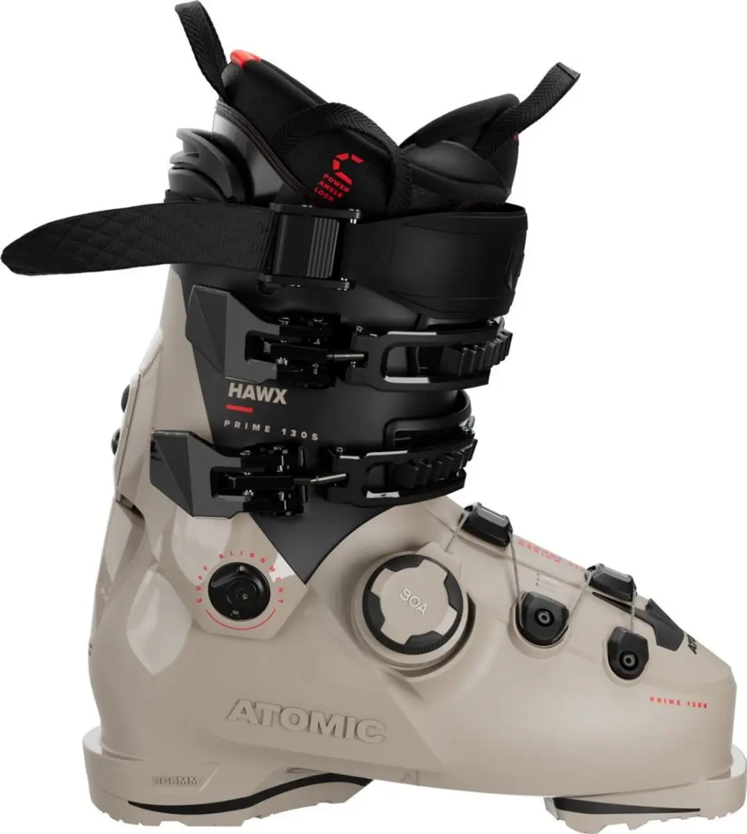 Hawx Prime 130 S BOA Skischoen Cement/Black/Red 28/28,5