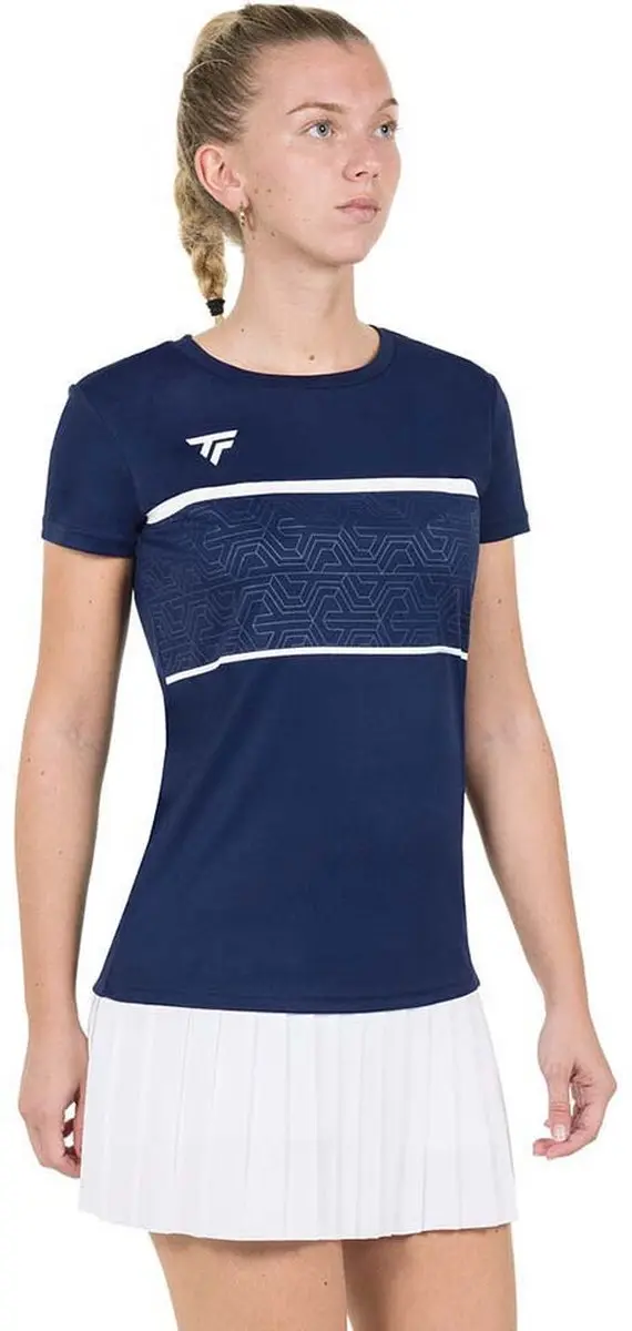 Tecnifibre Team Tech T-shirt Met Korte Mouwen Blauw XL Vrouw